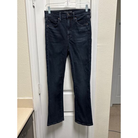 Veronica Beard Carly Kick Flare High Rise Dark Ink Wash Jeans Size 28 - Picture 4 of 7